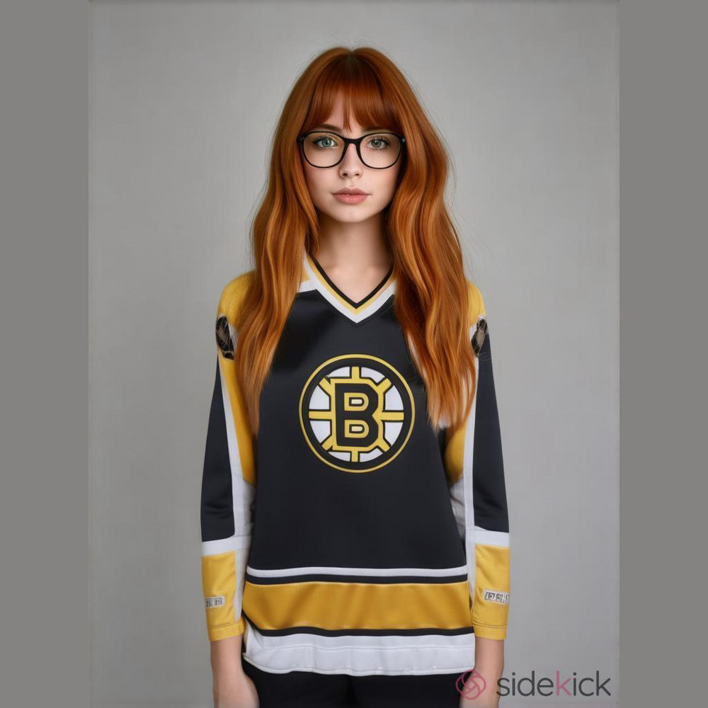 Autographed Boston Bruins NHL Hockey Jersey Original Signed Womans Size M